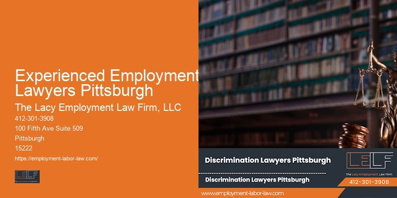 Experienced Employment Lawyers Pittsburgh Employment Law Services