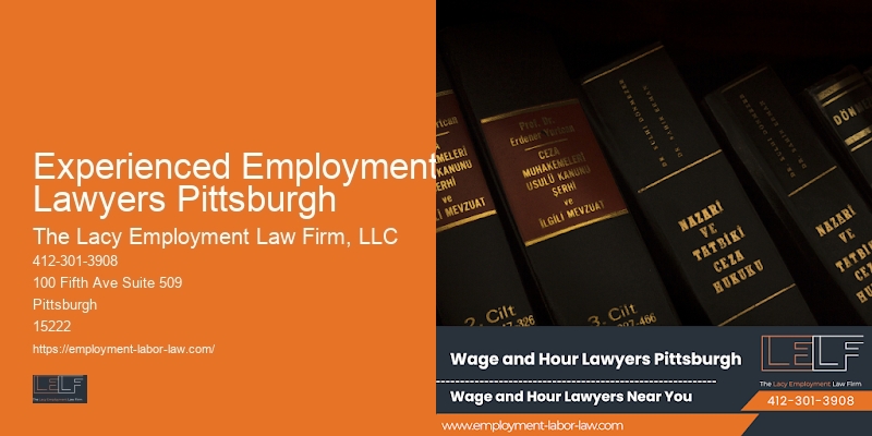 Employment contract law firm Experienced Employment Lawyers Pittsburgh