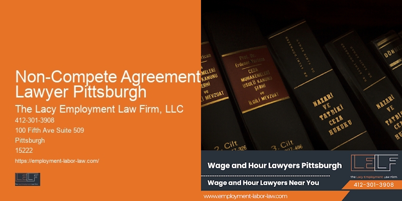 Age discrimination attorney Non-Compete Agreement Lawyer Pittsburgh PA