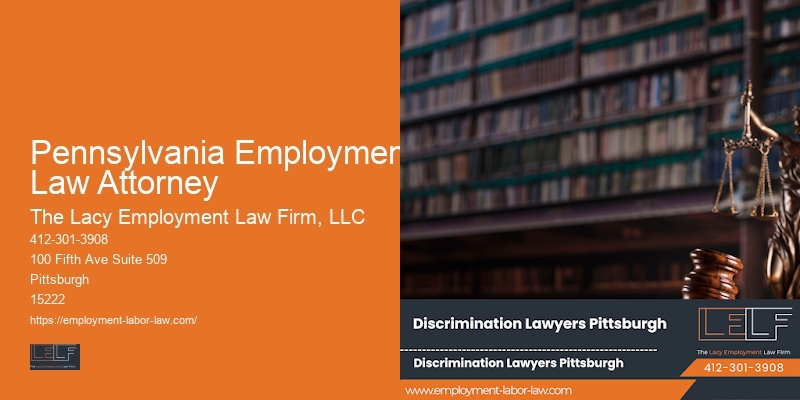 Pennsylvania Employment Law Attorney job termination lawyer