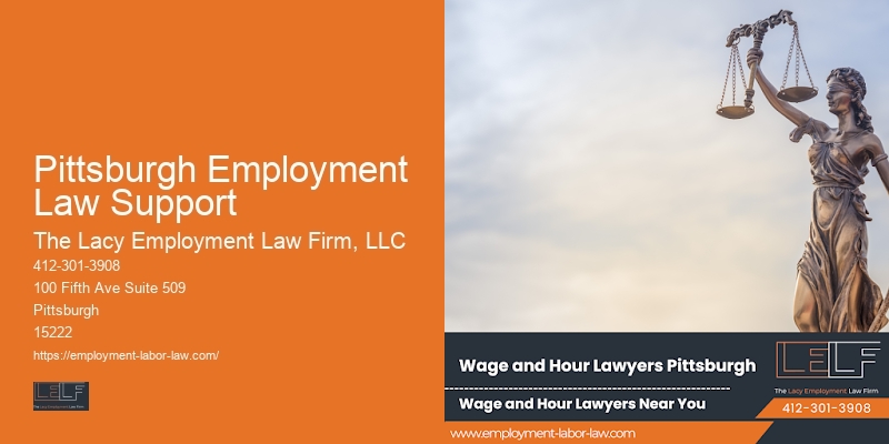 Professional employment law Pittsburgh Employment Law Support