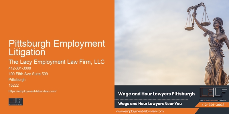 Retaliation attorney Pittsburgh Employment Litigation