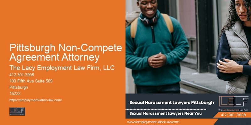 Employee Lawsuit Legal Services in Pittsburgh Non-Compete Agreement Attorney