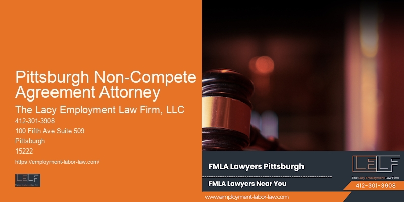 Legal Services for Employment in Pittsburgh Non-Compete Agreement Attorney