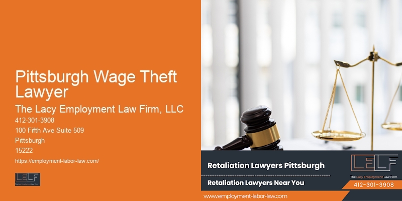 Legal Advice for Workplace Matters in Pittsburgh Wage Theft Lawyer