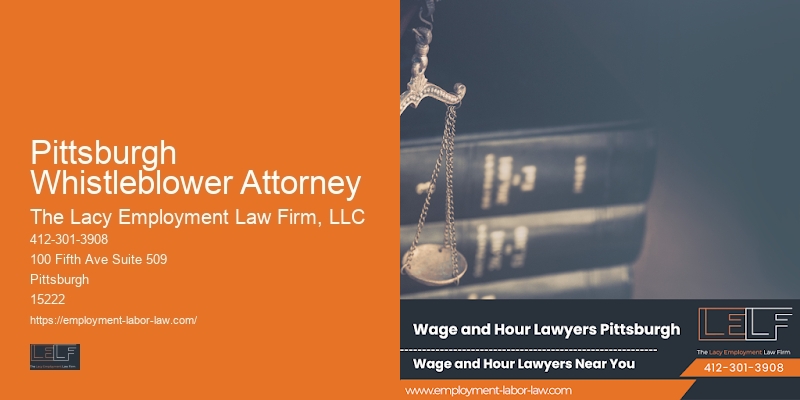 Pittsburgh Whistleblower Attorney employment law expert