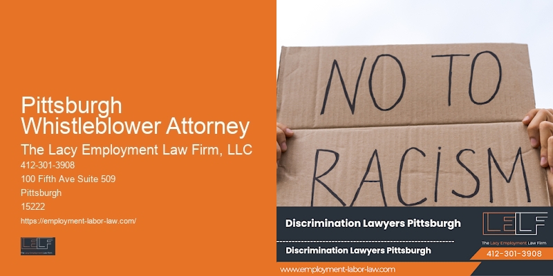 Workplace fairness attorney Pittsburgh Whistleblower Attorney