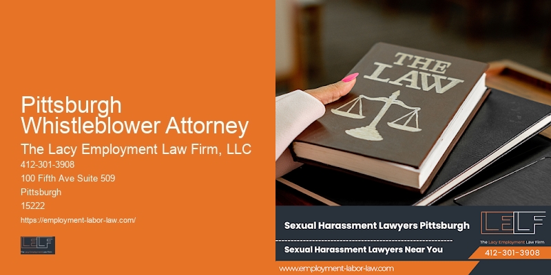 Workplace retaliation attorney Pittsburgh Whistleblower Attorney