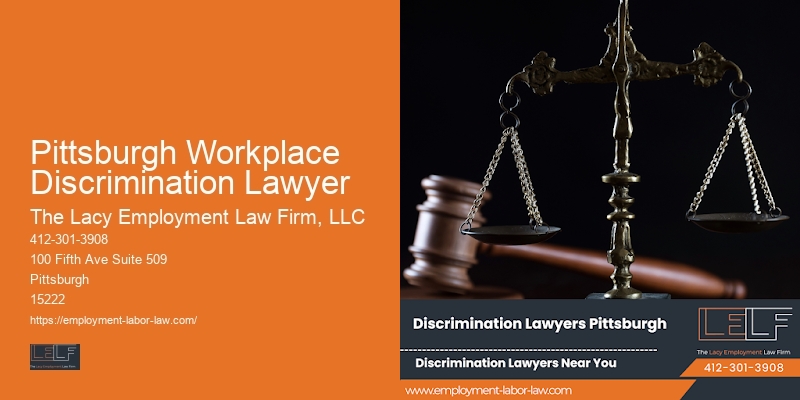 Employment law firm Pittsburgh Workplace Discrimination Lawyer PA