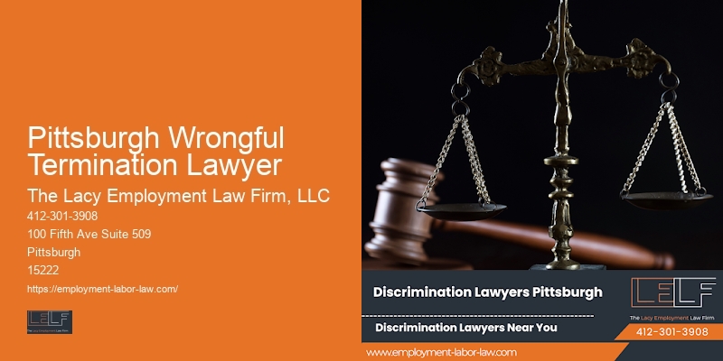 Pittsburgh Wrongful Termination Lawyer Lawyer for Employee Benefits Issues