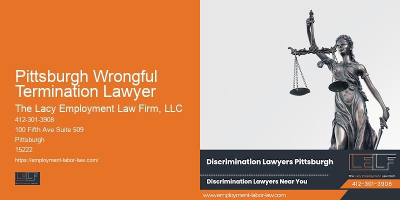 Pittsburgh Wrongful Termination Lawyer Workplace Harassment Attorneys