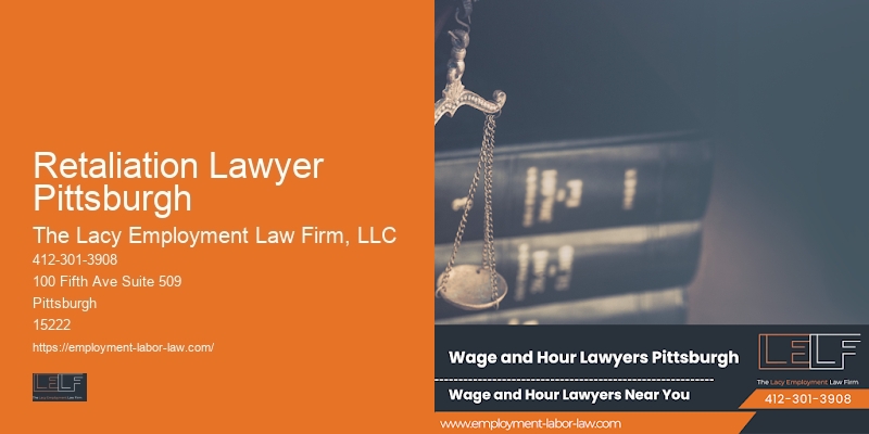 Retaliation Lawyer Pittsburgh Employment Law Cases