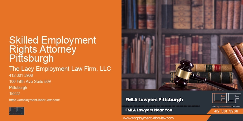 Skilled Employment Rights Attorney Pittsburgh Lawyer for Job Retention Legal Advice