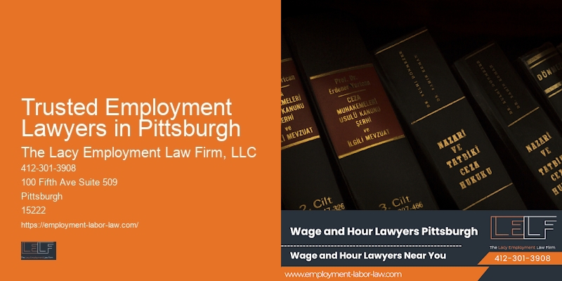 Legal Expert for Job Rights Issues in Trusted Employment Lawyers in Pittsburgh