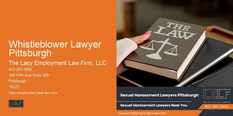 Employment dispute resolution Whistleblower Lawyer Pittsburgh