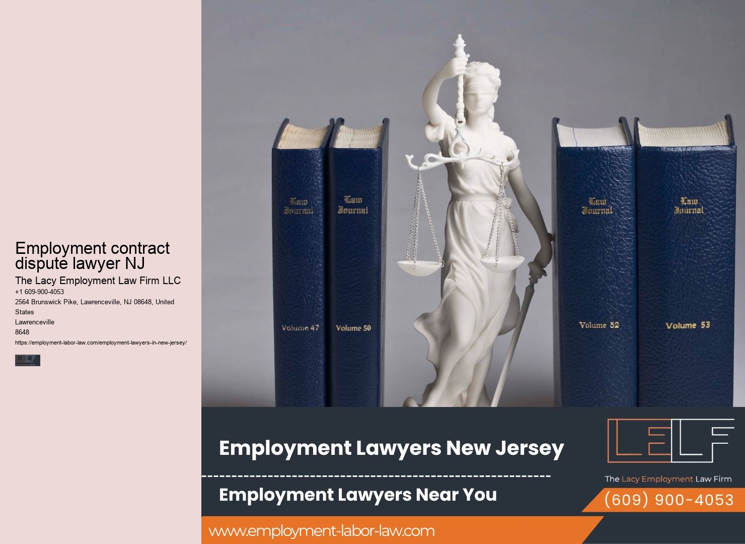 NJ employment contract dispute lawyer