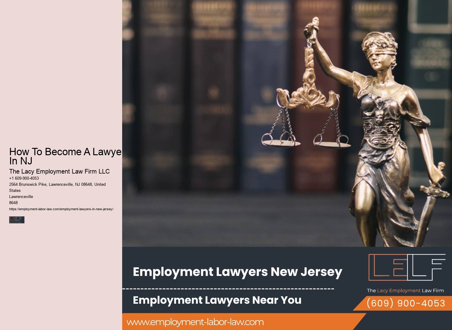 NJ Employment Law Consultation Fee