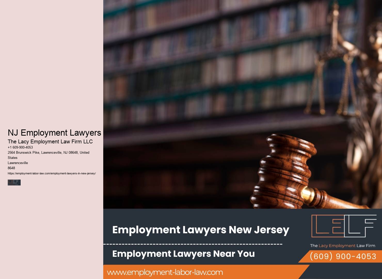 Employment Lawyer Fees in NJ