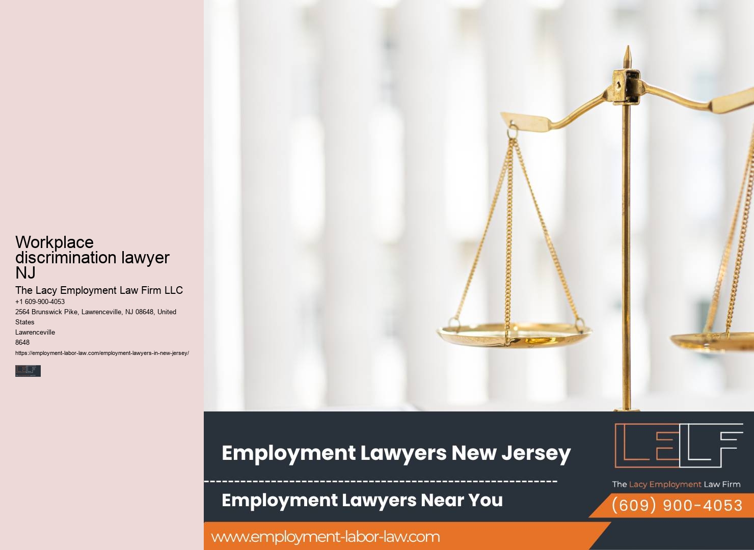 Workplace discrimination laws NJ