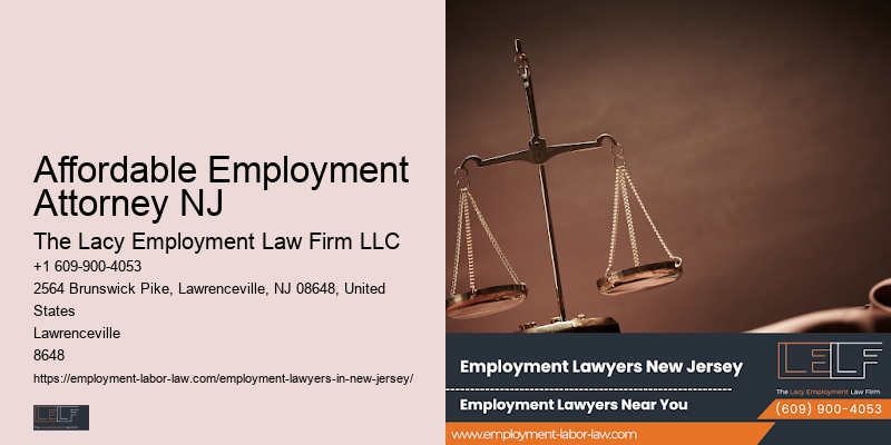 Affordable Employment Attorney NJ Employment Rights Advocate