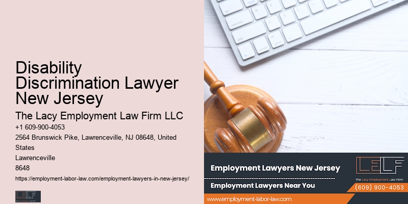 Disability Discrimination Lawyer New Jersey