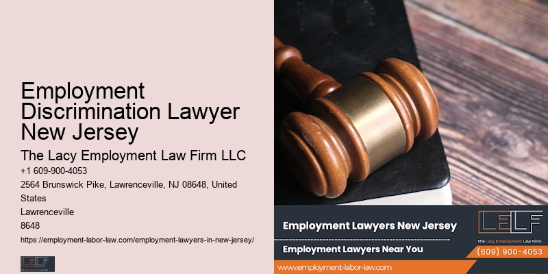 Workplace Legal Representation NJ