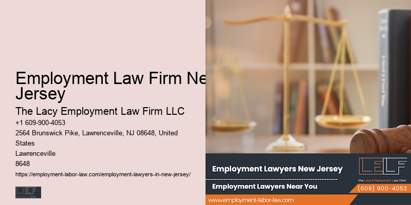 Employment Law Firm New Jersey Employment Law Practices