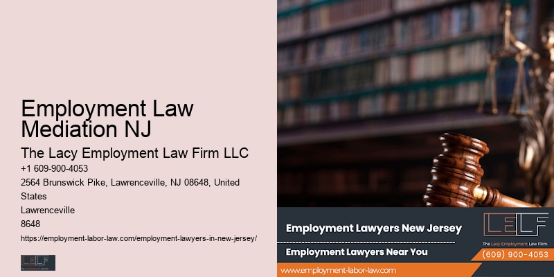 Employment Law Mediation NJ Workplace Fairness Lawyer