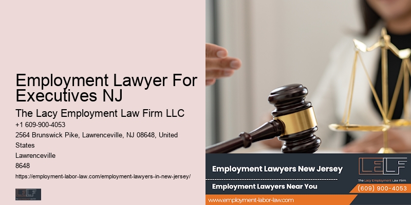 Employment Lawyer For Executives NJ Employment Law Attorney