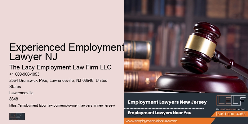 Experienced Employment Lawyer NJ Workplace Harassment Lawyer