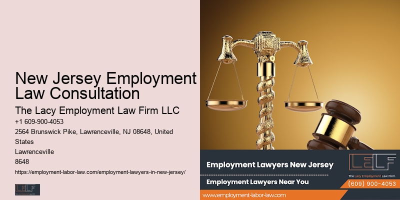 New Jersey Employment Law Consultation Employment Claim Lawyer