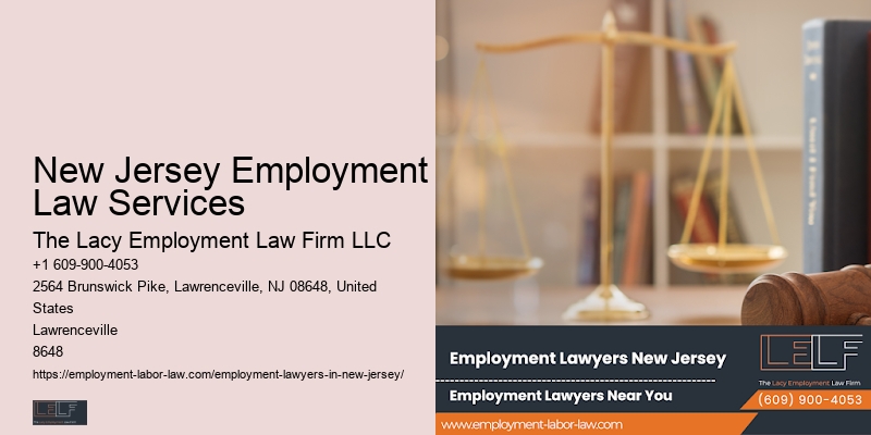 NJ Legal Support For Employment Disputes