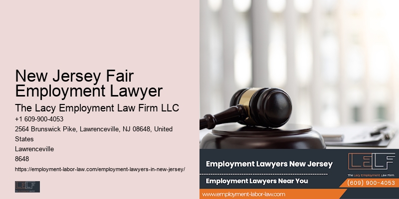New Jersey Fair Employment Lawyer Job Dispute Attorney