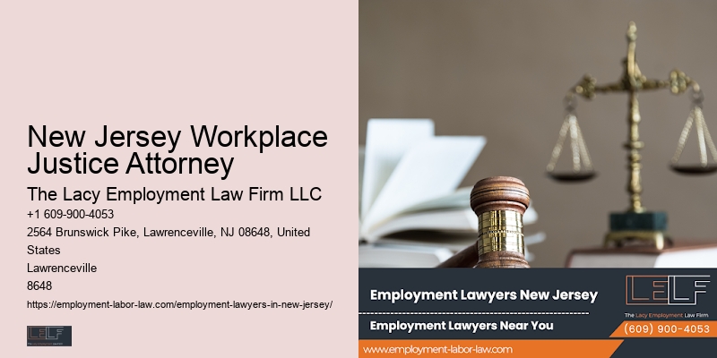 New Jersey Workplace Justice Attorney Employment Litigation Lawyer