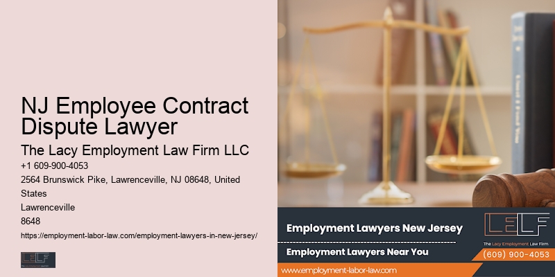 NJ Employee Contract Dispute Lawyer Employment Legal Services