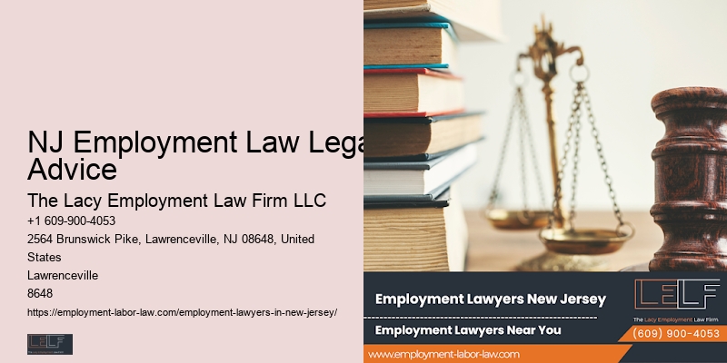 NJ Employment Law Legal Advice Employee Legal Assistance