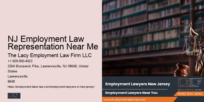 NJ Employment Law Representation Near Me Termination Rights Lawyer