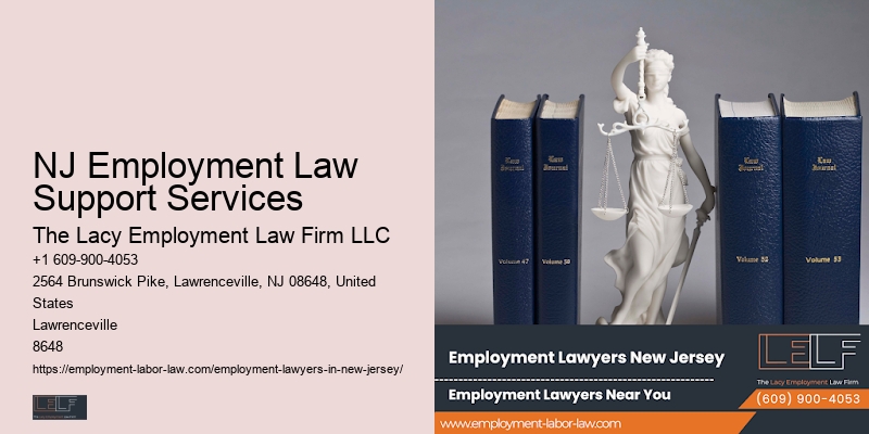 NJ Employment Law Support Services Unpaid Wages Lawyer
