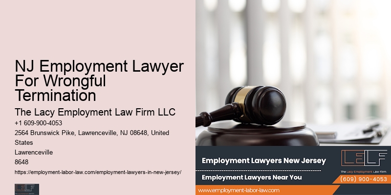 NJ Workplace Legal Protection