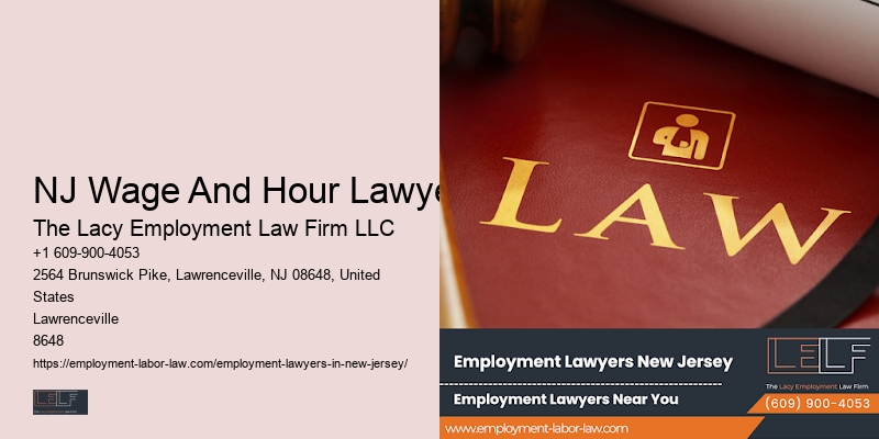 NJ Wage And Hour Lawyer Employment Litigation