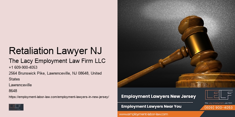 Retaliation Lawyer NJ Employee Dispute Lawyer