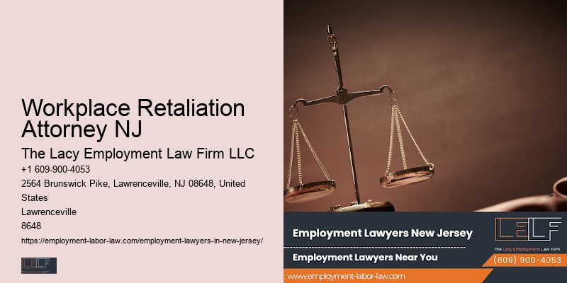 Workplace Retaliation Attorney NJ Employment Litigation
