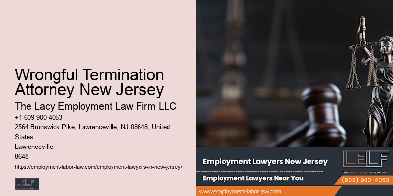 Wrongful Termination Attorney New Jersey