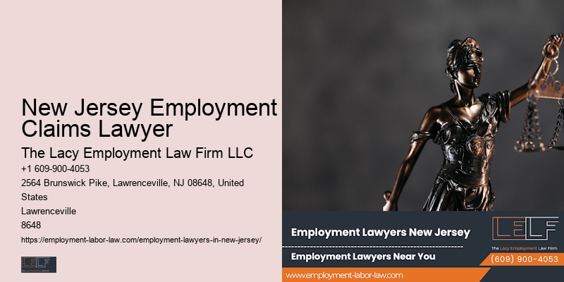 Employment disputes legal representation New Jersey Employment Claims Lawyer