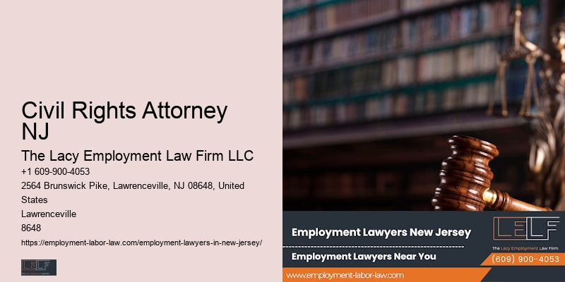 Workplace Litigation Lawyer Civil Rights Attorney NJ