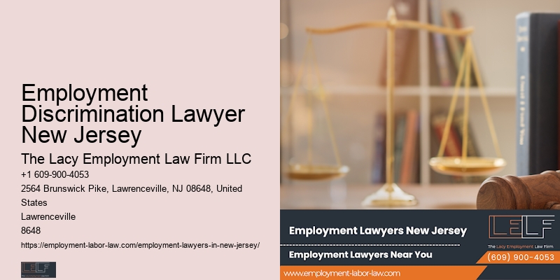 Severance Compensation Lawyer Employment Discrimination Lawyer New Jersey