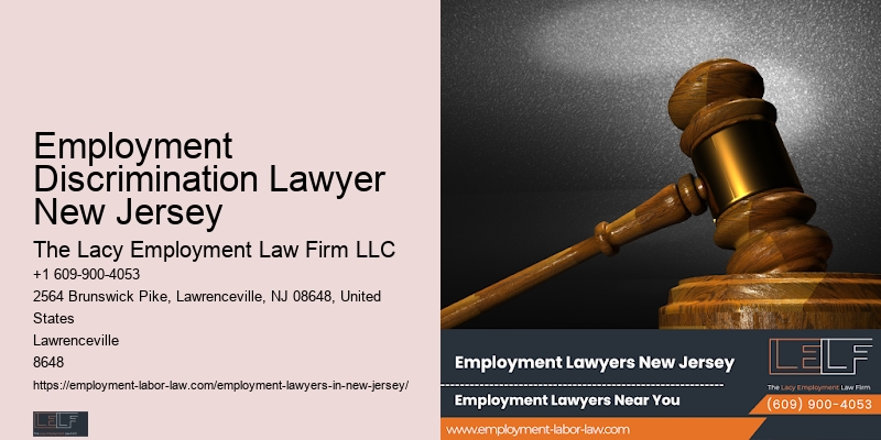Employment Discrimination Lawyer New Jersey Employment Law Advice and Counsel