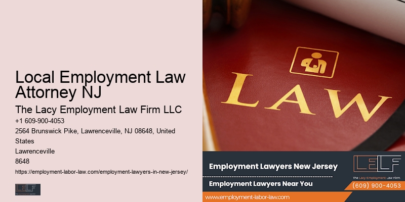 Local Employment Law Attorney NJ Workplace Disability Lawyer