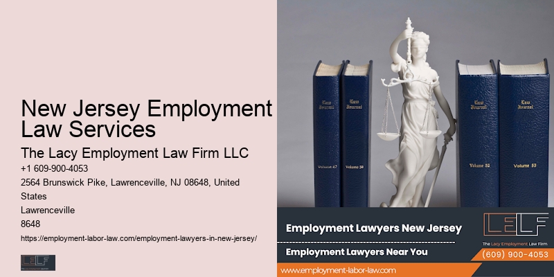 New Jersey Employment Law Services Workplace Investigation Lawyer