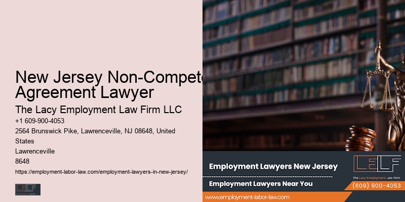 New Jersey Non-Compete Agreement Lawyer Employment Law Enforcement